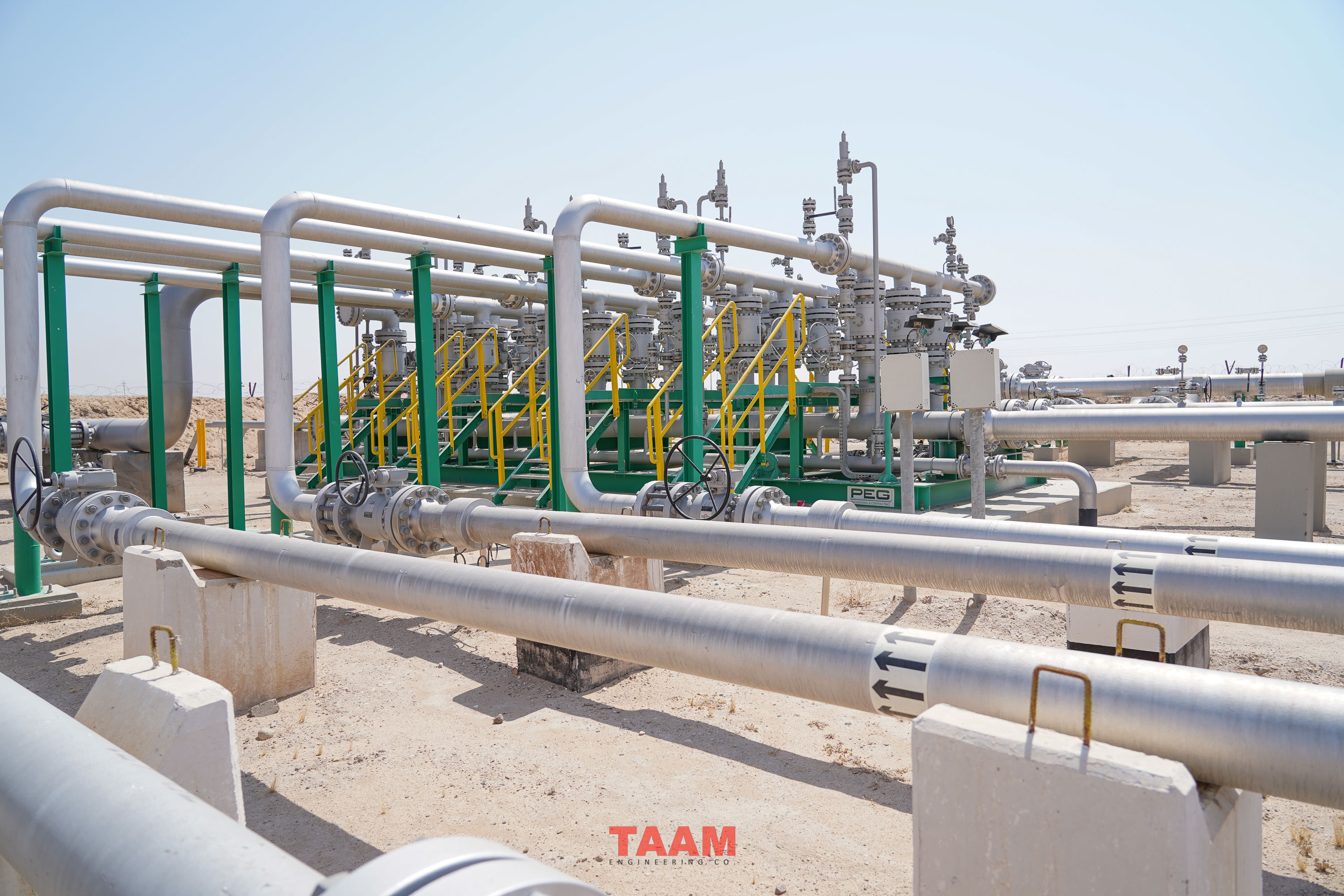 Piping and structural supports shown in TAAM’s DGS modification experience